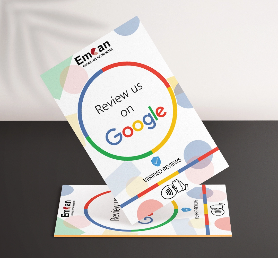 NFC Google Ratings Card