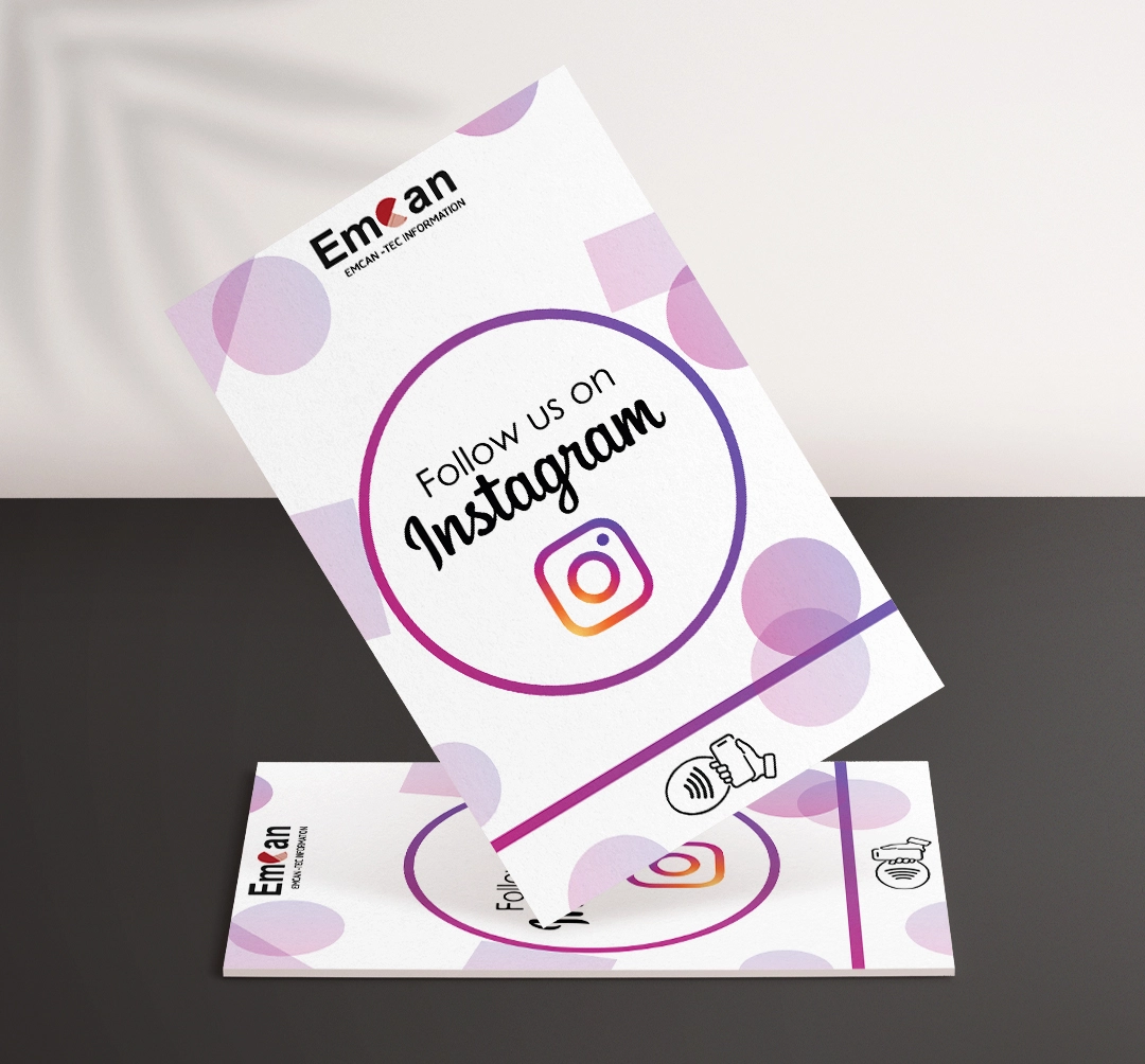 NFC Instagram card